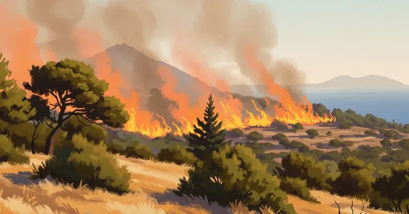 Apokoronas mourns firefighters who died battling the flames