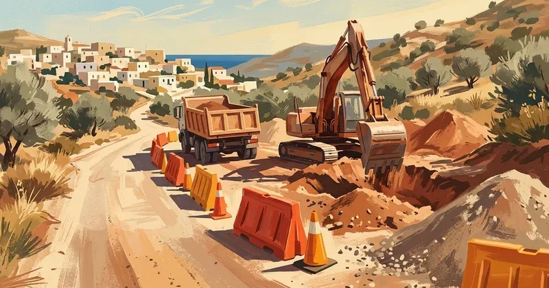 Nine Apokoronas villages demand safe road access during BOAK highway construction