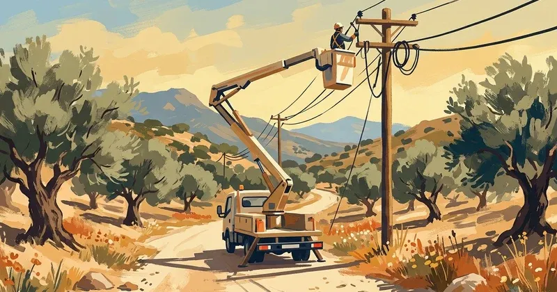 Power cuts across Chania and Apokoronas: full schedule for January 25–31