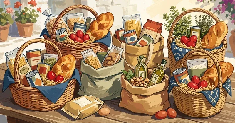 Apokoronas social food bank hands out Easter packages to vulnerable residents
