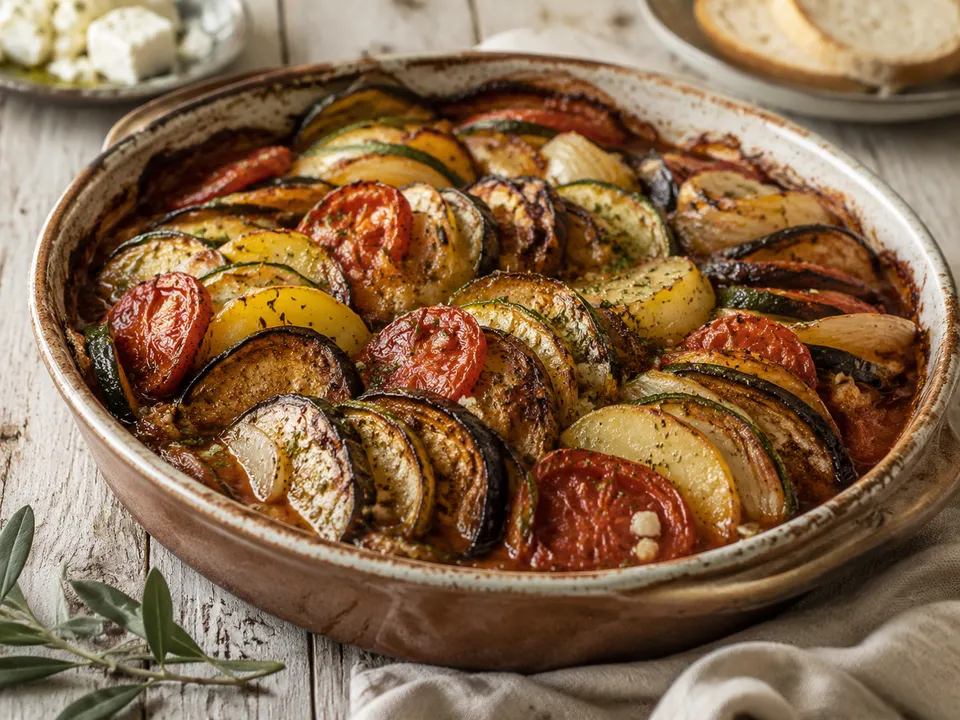 Briam - Greek Roasted Vegetables